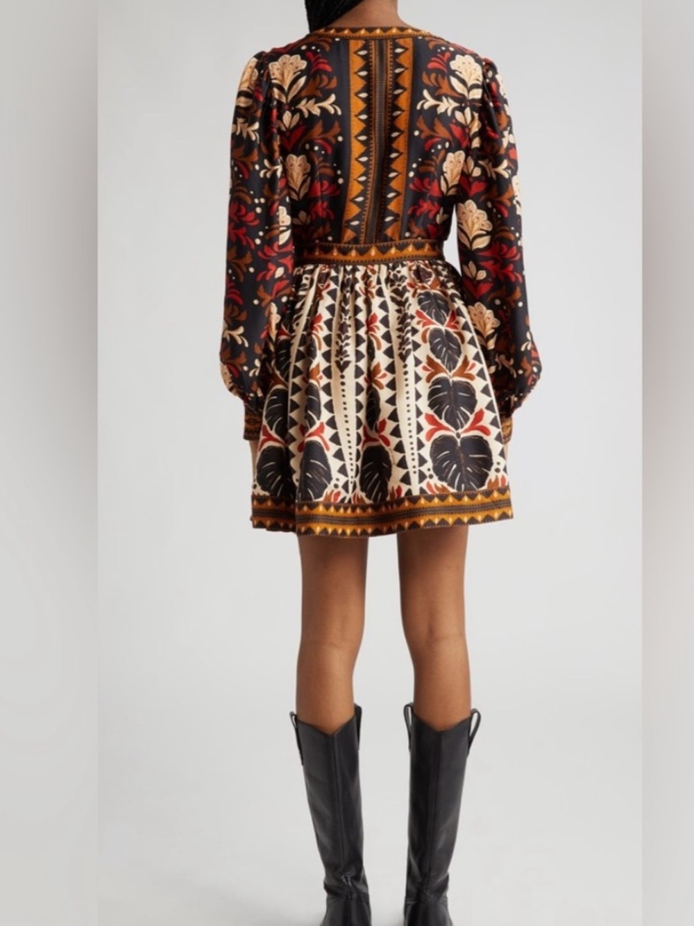 Farm Rio Tapestry Garden Mini Dress - Picture 3 of 15
